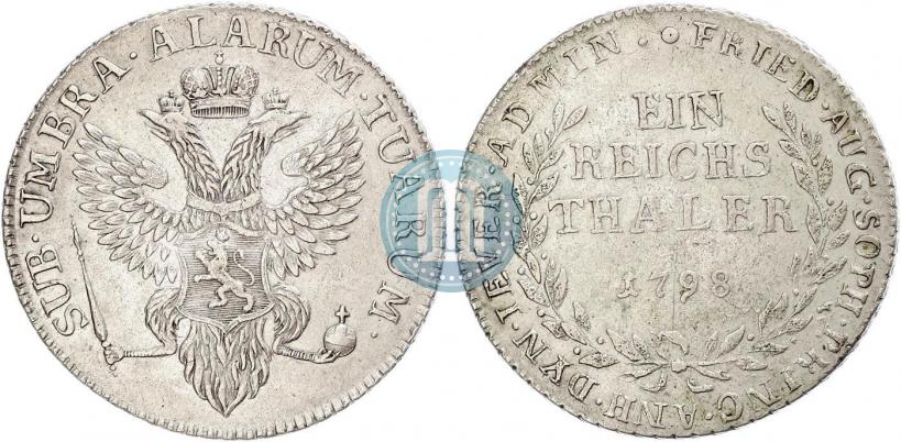 Фото Ein reichsthaler 1798 года  "Княжество Йевер"