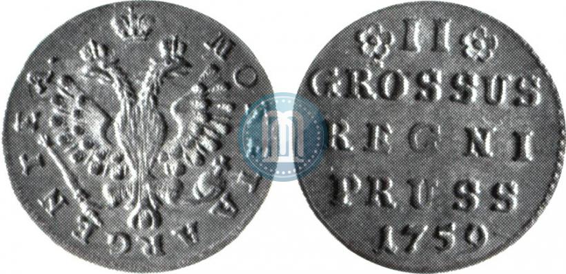 Picture 2 grosze 1759 year  