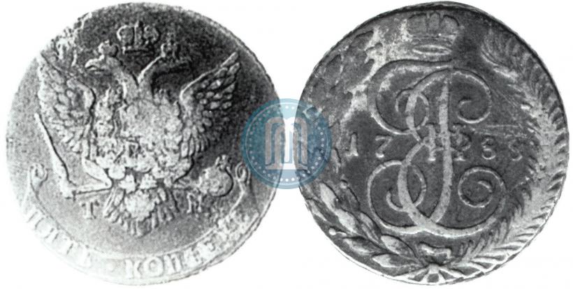 Фото 5 копеек 1788 года ТМ 