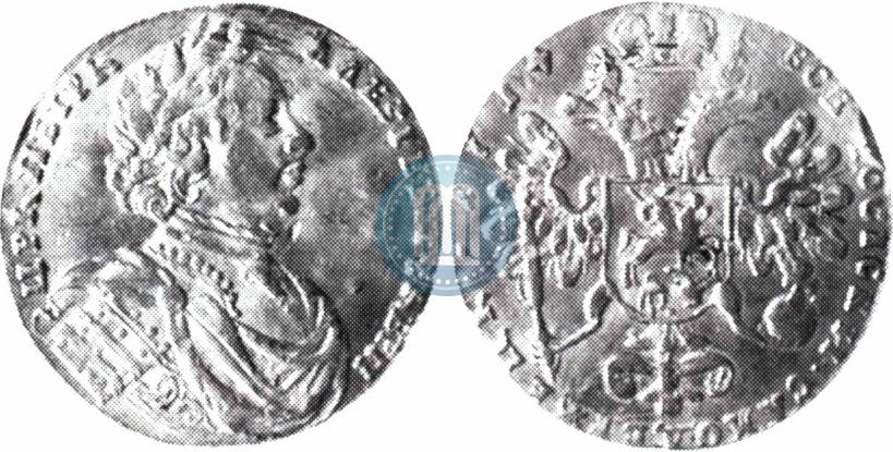 Фото 2 червонца 1714 года  