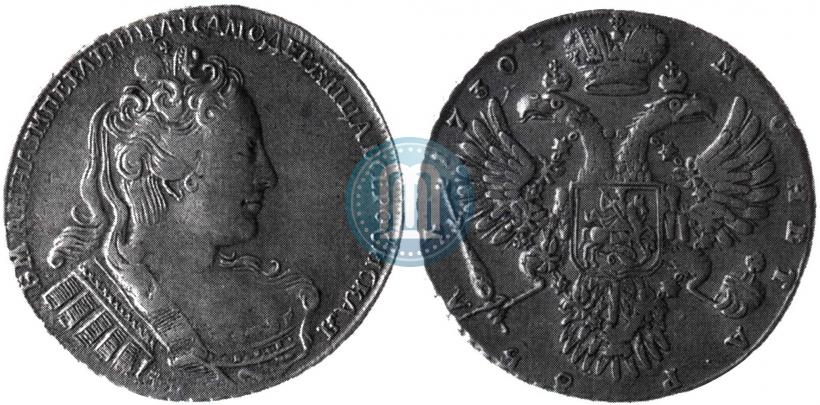 Picture 1 rouble 1730 year  