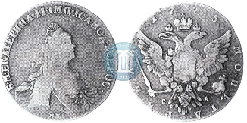 Picture 1 rouble 1775 year ММД-СА 