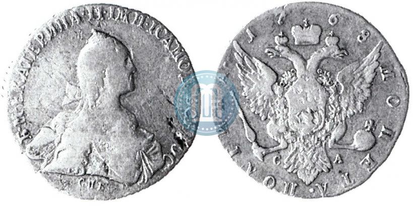 Picture Poltina 1768 year СПБ-СА 