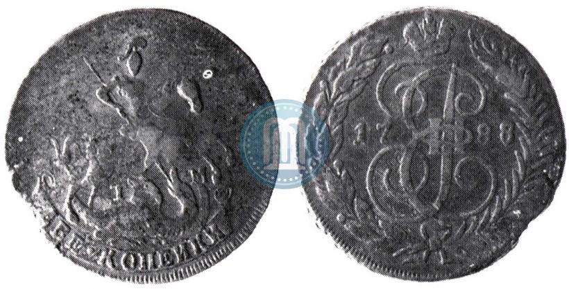 Фото 2 копейки 1788 года ТМ 