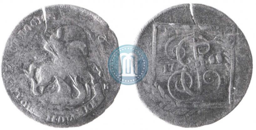Фото 2 копейки 1795 года ММ 
