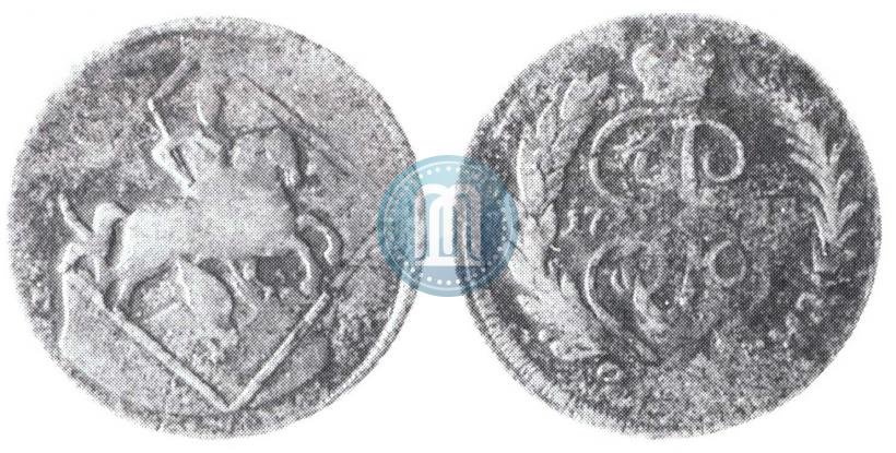 Фото 1 копейка 1795 года ММ 