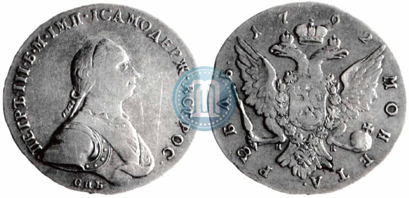 Picture 1 rouble 1762 year СПБ-НК 