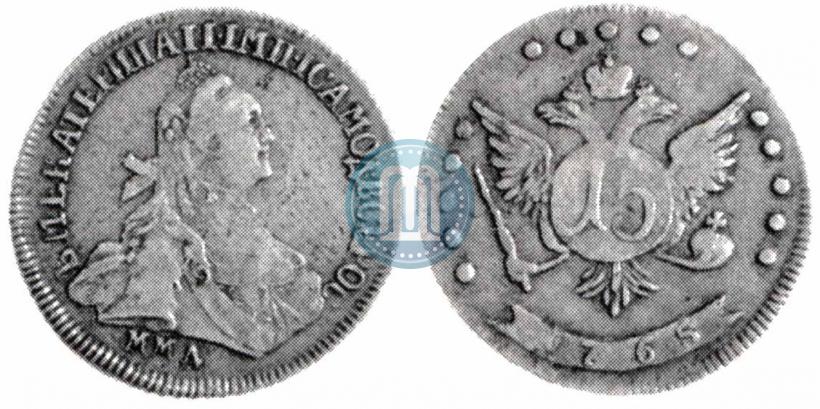 Picture 15 kopecks 1765 year ММД 