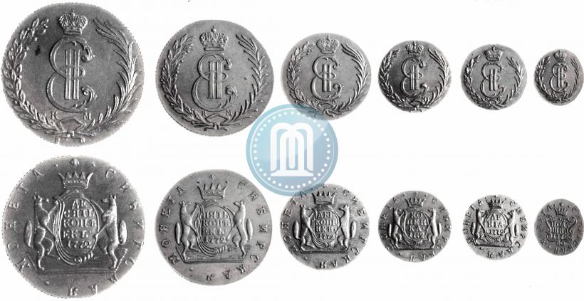 Picture 5 kopecks 1772 year КМ 