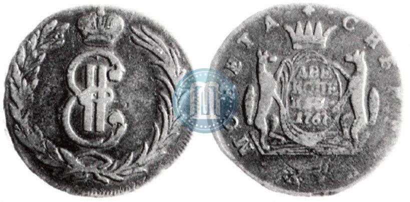 Picture 2 kopecks 1767 year  