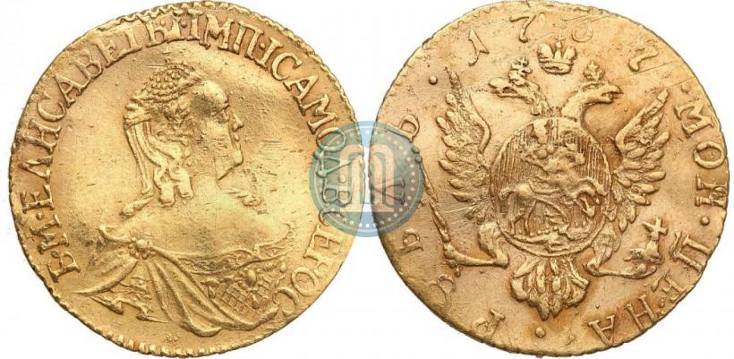 Фото 1 рубль 1757 года  