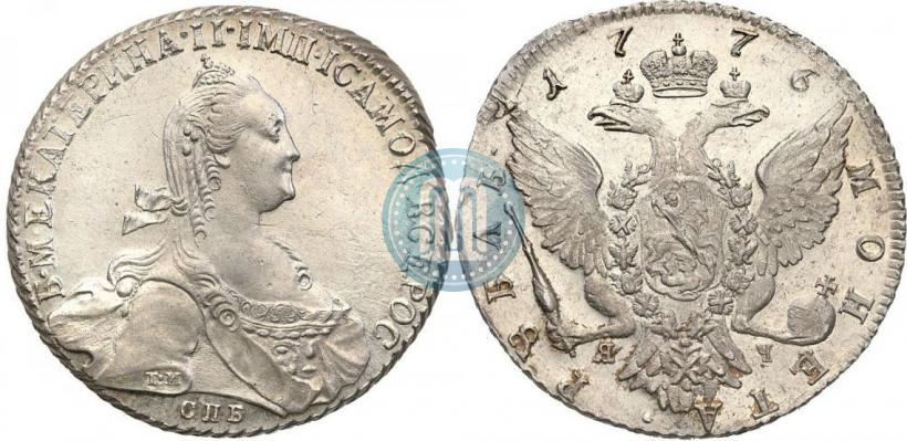 Picture 1 rouble 1776 year СПБ-ЯЧ 