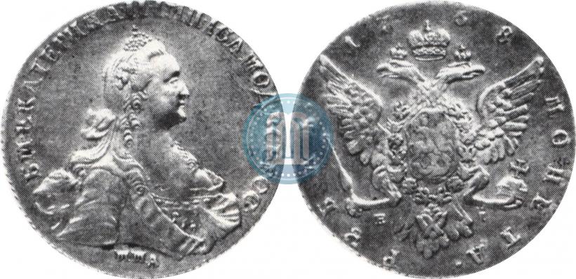 Picture 1 rouble 1768 year ММД-EI 