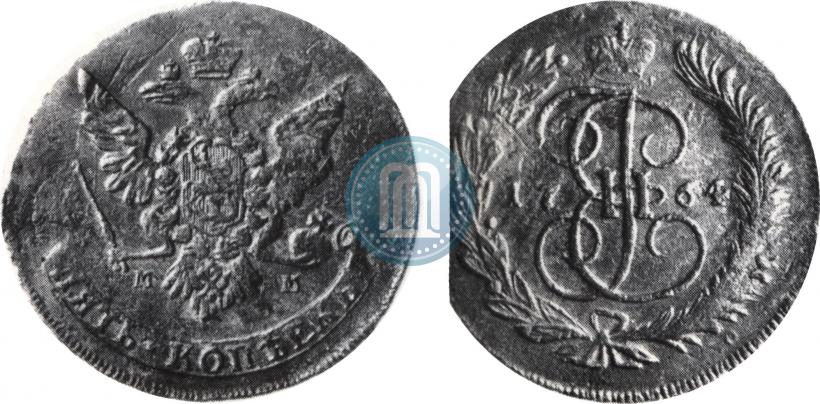 Фото 5 копеек 1764 года ММ 
