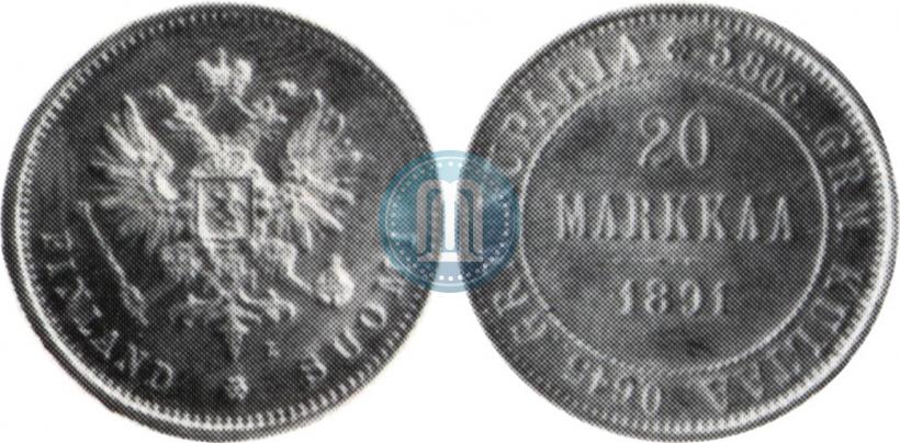 Фото 20 марок 1891 года L 