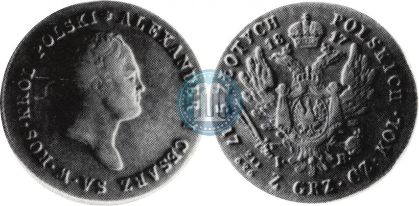 Picture 5 złotych 1817 year IB 