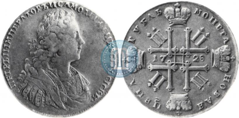 Фото 1 рубль 1728 года  "Тип 1728"
