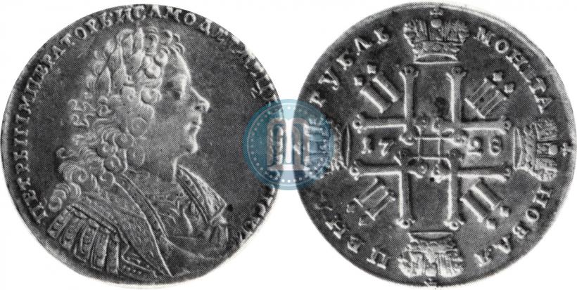Picture 1 rouble 1728 year  "Type of 1728"