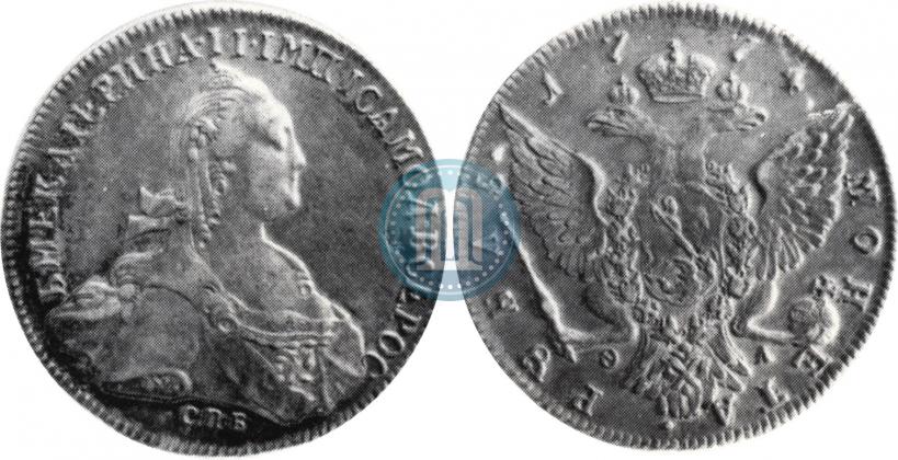 Picture 1 rouble 1774 year СПБ-ФЛ 