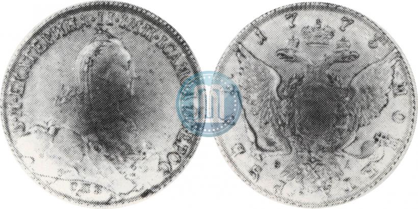 Picture 1 rouble 1773 year СПБ-ФЛ 