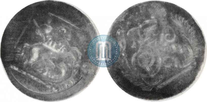 Фото 2 копейки 1795 года ММ 
