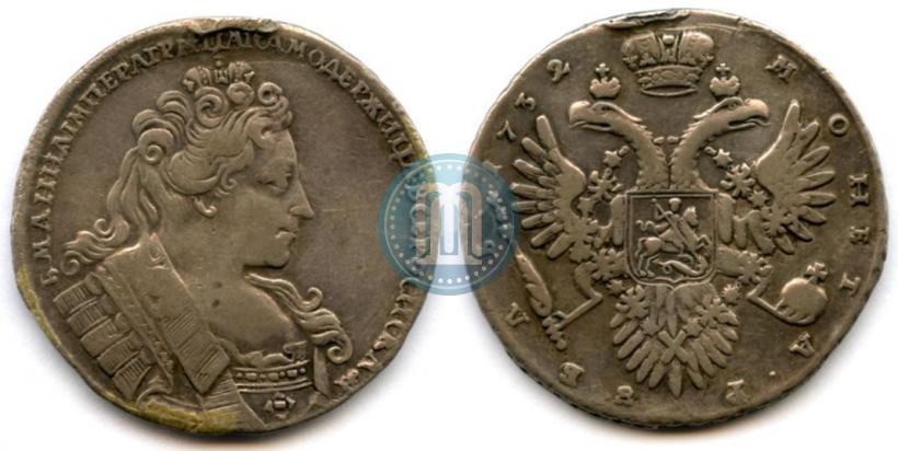 Picture 1 rouble 1732 year  