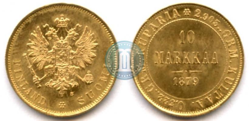 Picture 10 markkaa 1879 year S 