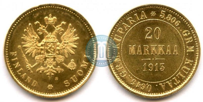 Picture 20 markkaa 1913 year S 