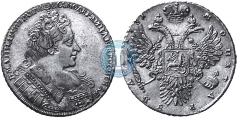 Picture 1 rouble 1731 year  