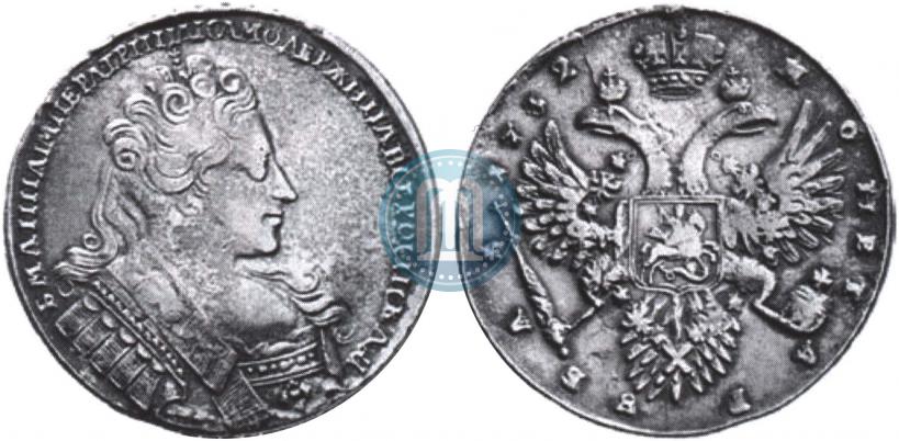 Фото 1 рубль 1732 года  