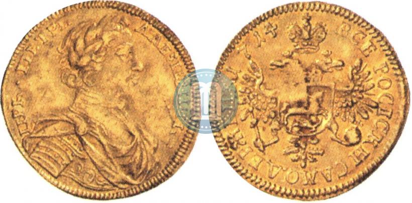 Picture 1 ducat 1714 year  