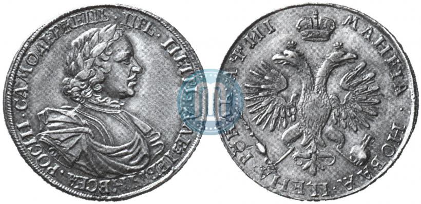 Фото 1 рубль 1718 года OK 