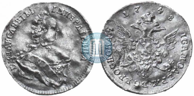 Picture 1 ducat 1748 year  