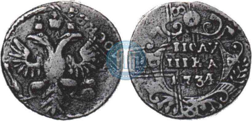 Picture Polushka 1734 year  