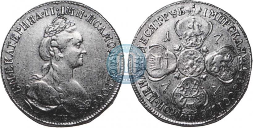 Picture 10 roubles 1777 year СПБ 