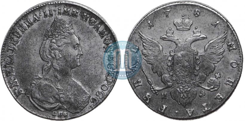Picture 1 rouble 1781 year СПБ-ИЗ 