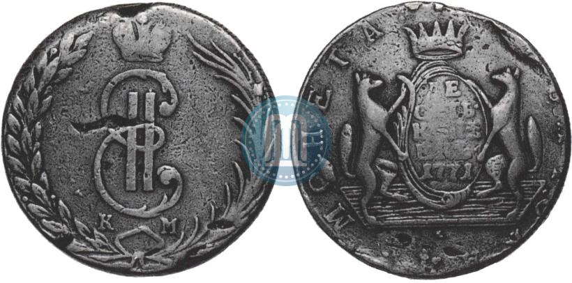 Picture 10 kopecks 1771 year КМ 