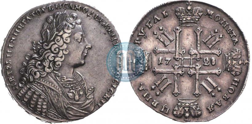 Picture 1 rouble 1728 year  "Type of 1728"