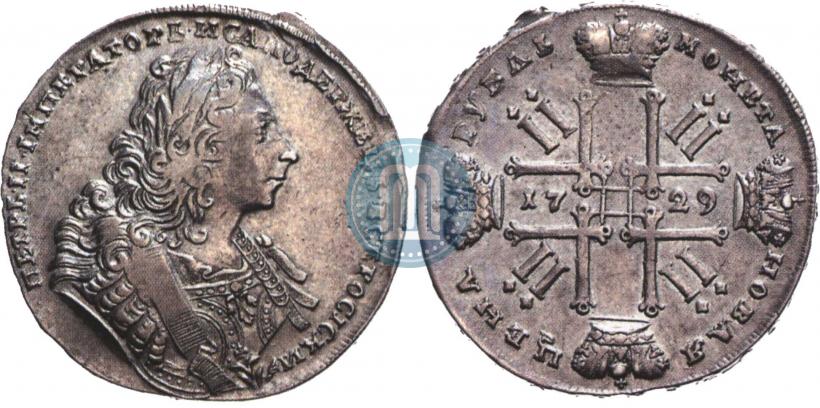 Picture 1 rouble 1729 year  "Type of 1729"