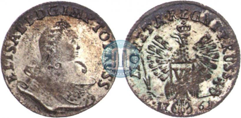 Picture 6 groszy 1761 year  