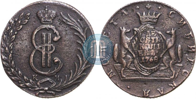 Picture 10 kopecks 1768 year КМ 