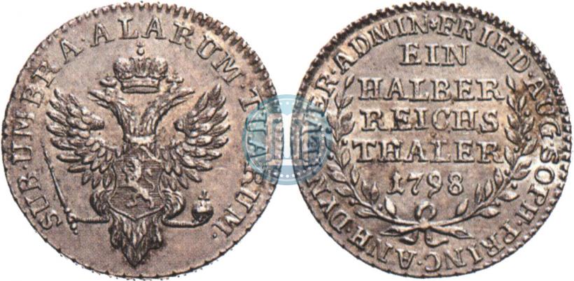 Picture Ein halber reichsthaler 1798 year  "Dutchy of Jever"