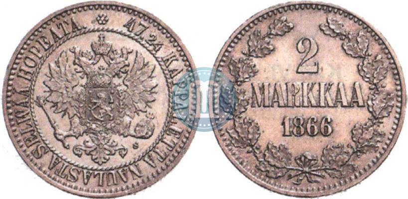 Фото 2 марки 1866 года S 