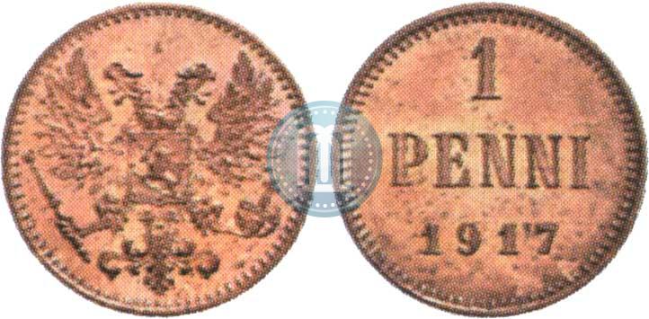 Picture 1 penni 1917 year  