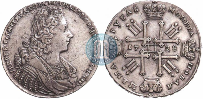 Picture 1 rouble 1728 year  "Type of 1728"