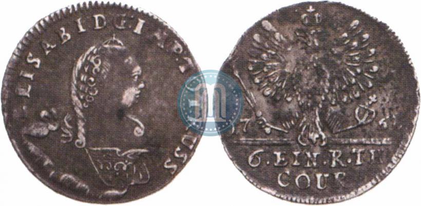 Picture 1/6 Thaler 1761 year  