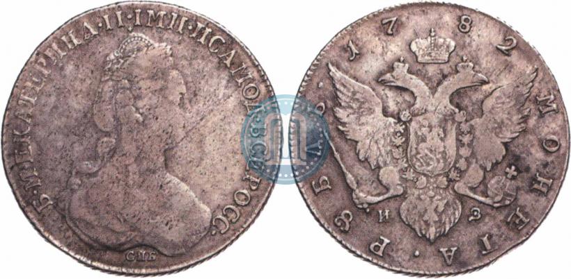 Picture 1 rouble 1782 year СПБ-ИЗ 