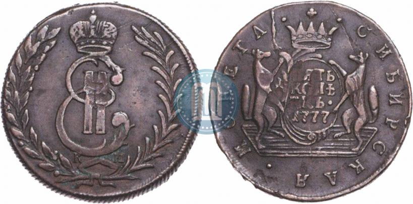 Picture 5 kopecks 1777 year КМ 