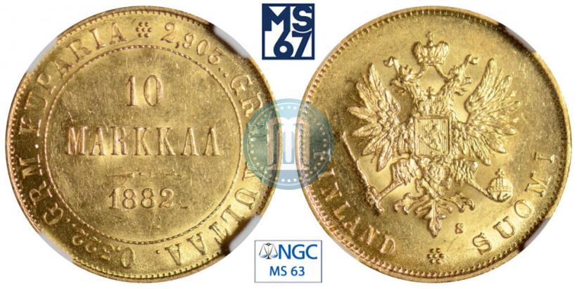 Фото 10 марок 1882 года S 