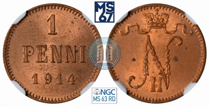 Picture 1 penni 1914 year  
